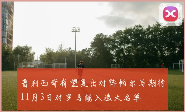 普利西奇有望复出对阵帕尔马期待11月3日对罗马能入选大名单